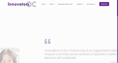 Desktop Screenshot of innovatorsoc.com